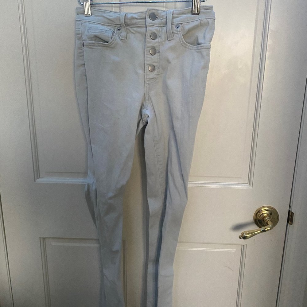 light colored jeans
